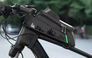 Torba Rowerowa Z Uchwytem Na Telefon Rockbros 029BK Czarna