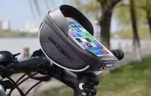 Torba Rowerowa Z Uchwytem Na Telefon Rockbros 010-4B Czarna