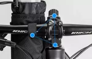 Torba Rowerowa Uchwyt Na Butelkę Rockbros Czarny