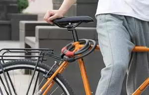 Zapięcie Rowerowe Na Szyfr Rockbros RKS570-BK Czarne