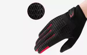 Rękawiczki rowerowe Rockbros S169-1BR, L, czarno-czerwone