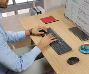 Zestaw bezprzewodowy klawiatura + mysz MK235 Wireless Desktop 920-007931